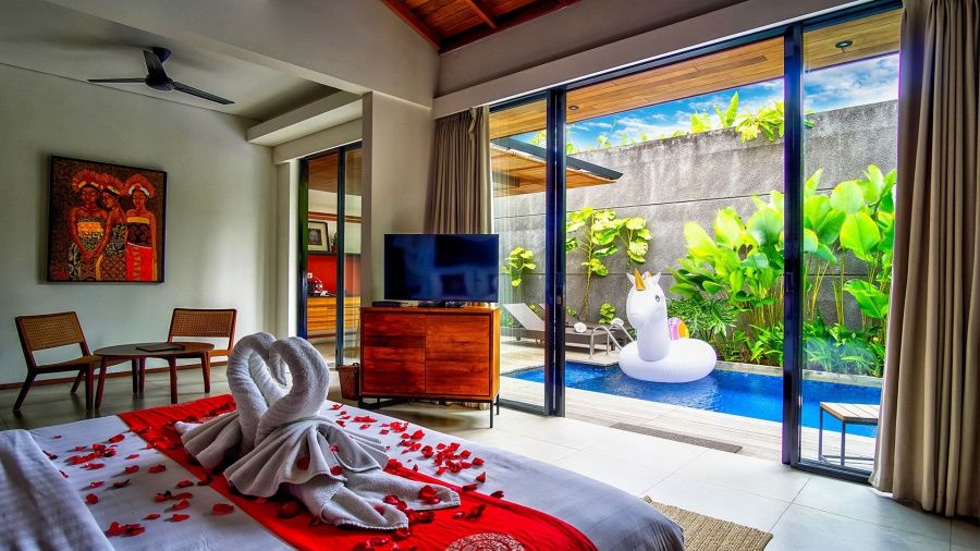 Abia Villas Kuta Lombok Exterior foto